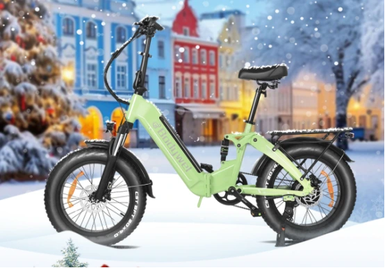 Wide tyre e-bike, a great choice for enjoying winter cycling