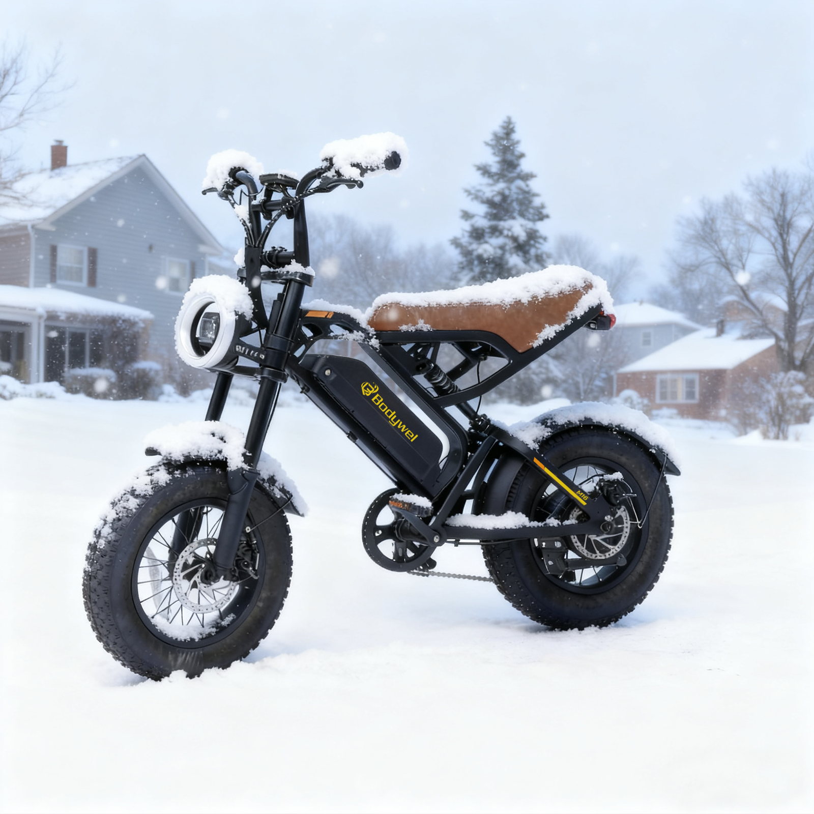 Bodywel M16 Vintage Fat Tire E-Bike