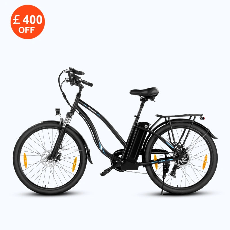 Bodywel A26 City Commuter Electric Bike 62 Miles Range 250W Motor