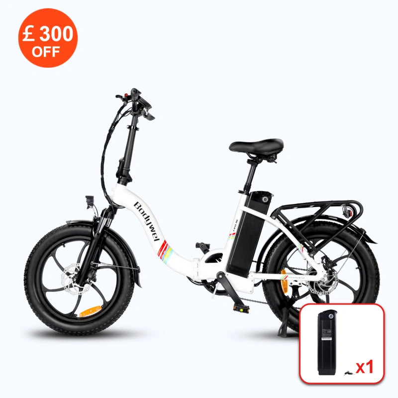 Bodywel F20 SE Foldable Fat Tire Electric Bike 62 Miles Range