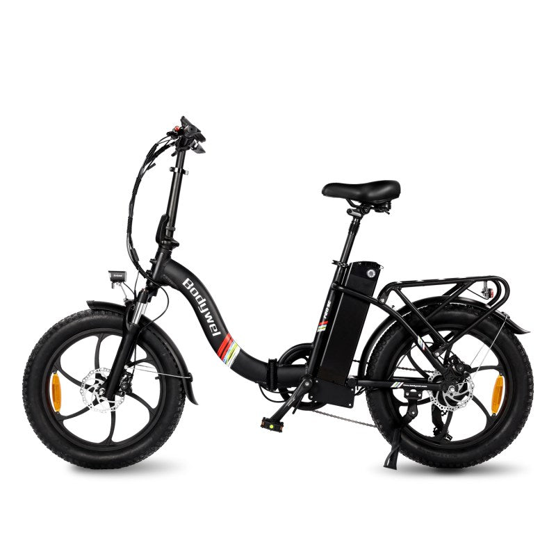 Bodywel® F20 SE faltbares Elektrofahrrad mit dicken Reifen – Max. Reichweite 100 km – 250 W Motor – 561 Wh Akku