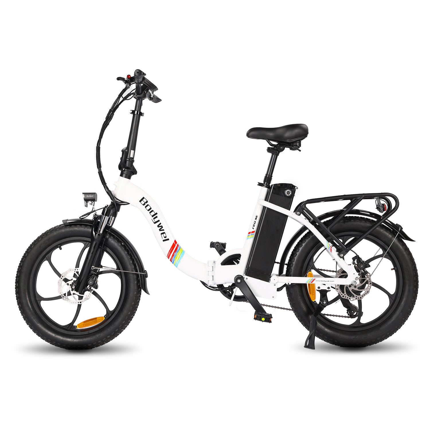 Bodywel® F20 SE faltbares Elektrofahrrad mit dicken Reifen – Max. Reichweite 100 km – 250 W Motor – 561 Wh Akku