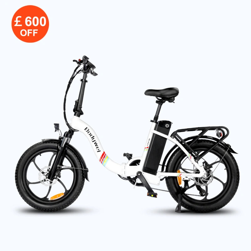 Bodywel F20 SE Foldable Fat Tire Electric Bike 62 Miles Range