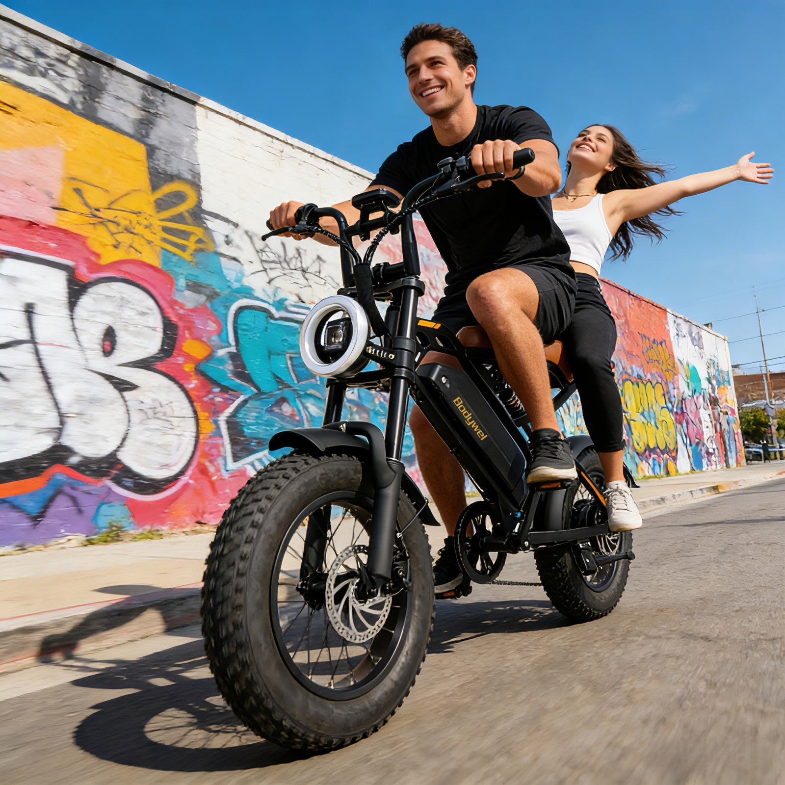 Bodywel M16 Vintage Fat Tire E-Bike
