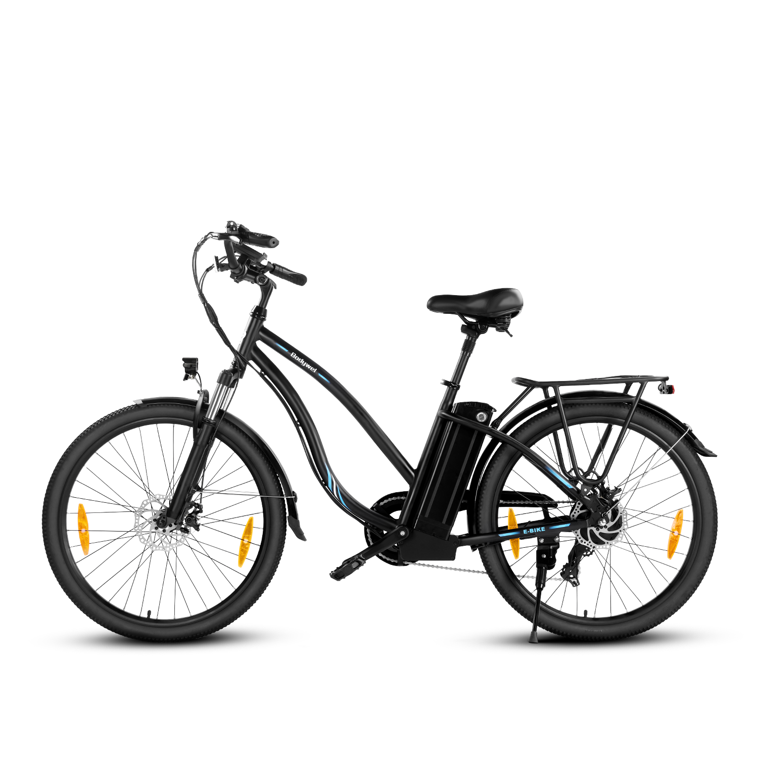 BodyWel® A26 E-Bike für Damen – 100 km Reichweite, elektrisches Damenfahrrad